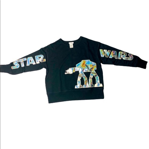Disney Galaxy’s Edge Star Wars AT-AT Sweatshirt Small - Picture 1 of 9